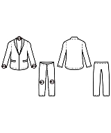 LARDINI（ラルディーニ）ビジネス 紺 サイズ:48(L位) メンズ/2200628947017