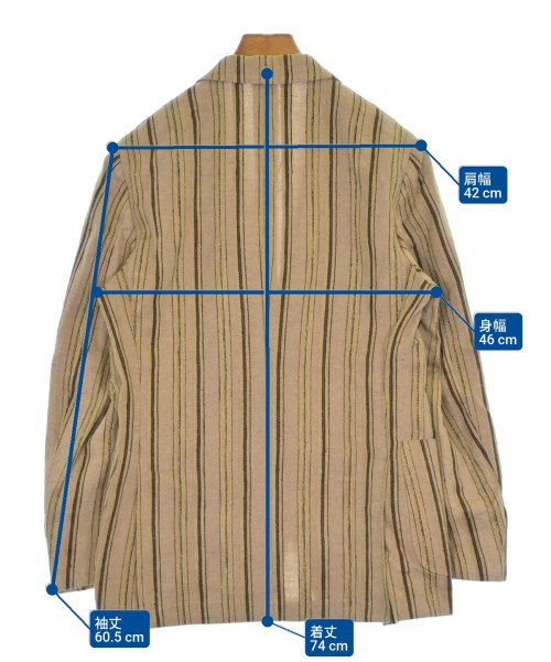 LARDINI（ラルディーニ）カジュアルジャケット ベージュ サイズ:46(M位) メンズ/2200618444014