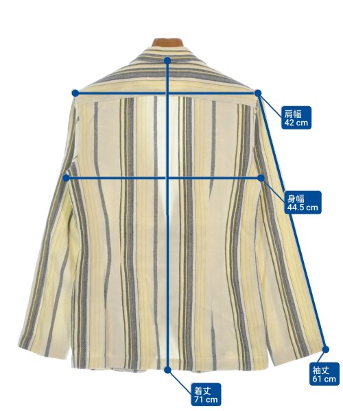 LARDINI（ラルディーニ）カジュアルジャケット 白 サイズ:XS メンズ/2200618444038