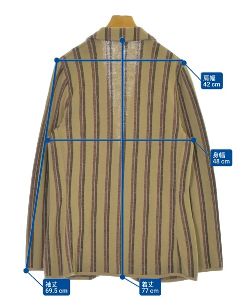 LARDINI（ラルディーニ）ジャケット ベージュ サイズ:L メンズ/2200674643024