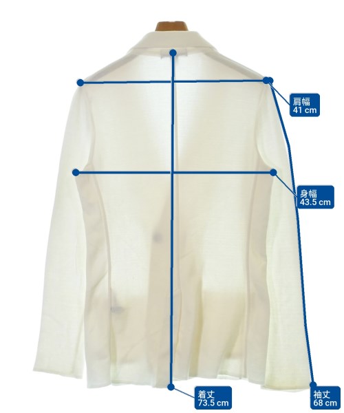 LARDINI（ラルディーニ）テーラードジャケット 白 サイズ:S メンズ/2200672455087