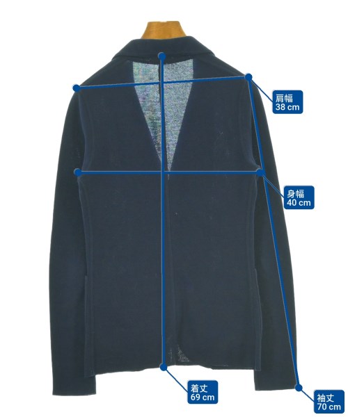 LARDINI（ラルディーニ）カジュアルジャケット 紺 サイズ:38(S位) レディース/2200677630229