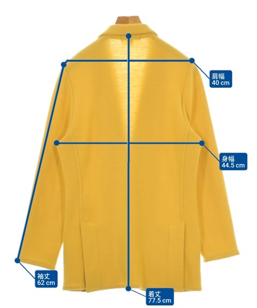 LARDINI（ラルディーニ）ジャケット 黄 サイズ:XS メンズ/2200679275022