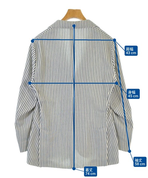 LARDINI（ラルディーニ）カジュアルジャケット 青 サイズ:48(L位) メンズ/2200680131232