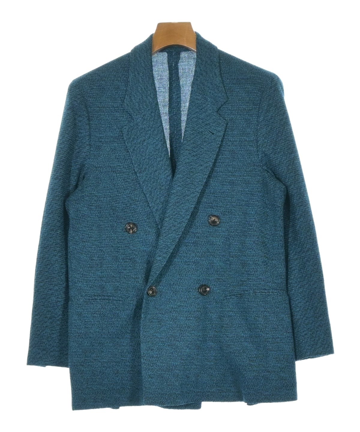 【LARDINI】 LIKNIT ブルー ジャケット46 LARDINI（ラルディーニ）カジュアルジャケット 青 サイズ:46(M位