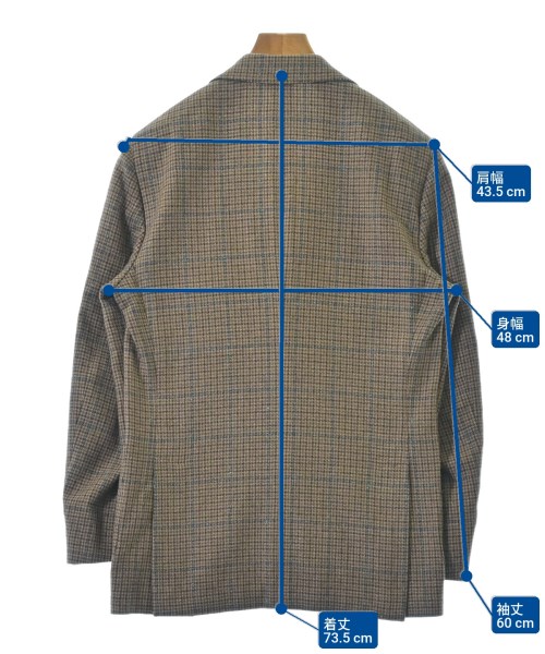 LARDINI（ラルディーニ）テーラードジャケット 茶 サイズ:46(M位) メンズ/2200658091049