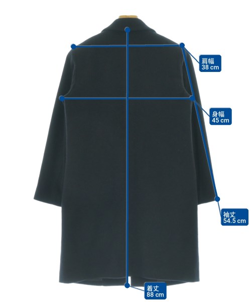 LARDINI（ラルディーニ）チェスターコート 紺 サイズ:38(S位) レディース/2200710538017