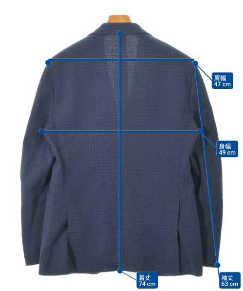 LARDINI（ラルディーニ）テーラードジャケット 紺 サイズ:52(XXL位) メンズ/2200646927015