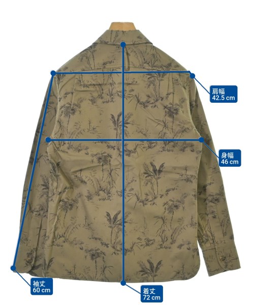 LARDINI（ラルディーニ）カジュアルシャツ ベージュ サイズ:46(M位) メンズ/2200620288033