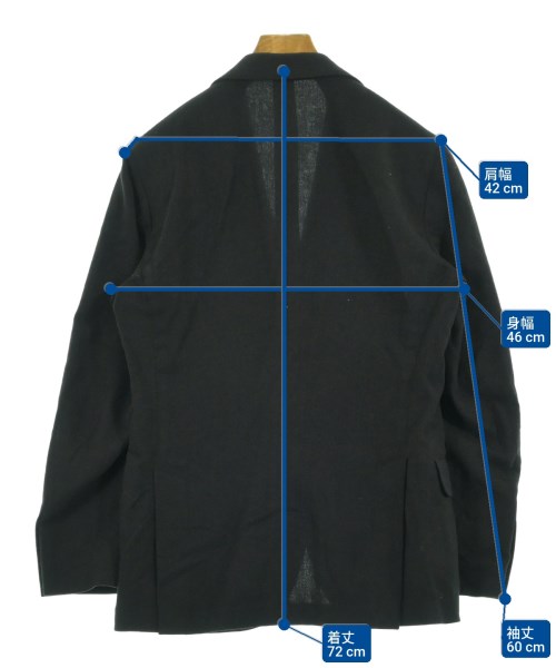 LARDINI（ラルディーニ）カジュアルジャケット 黒 サイズ:44(S位) メンズ/2200651242028