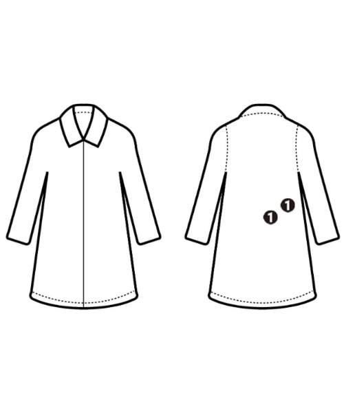 LARDINI（ラルディーニ）チェスターコート 白 サイズ:50(L位) メンズ/2200651469012