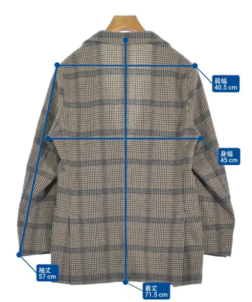 LARDINI（ラルディーニ）テーラードジャケット 茶 サイズ:44(S位) メンズ/2200644029049