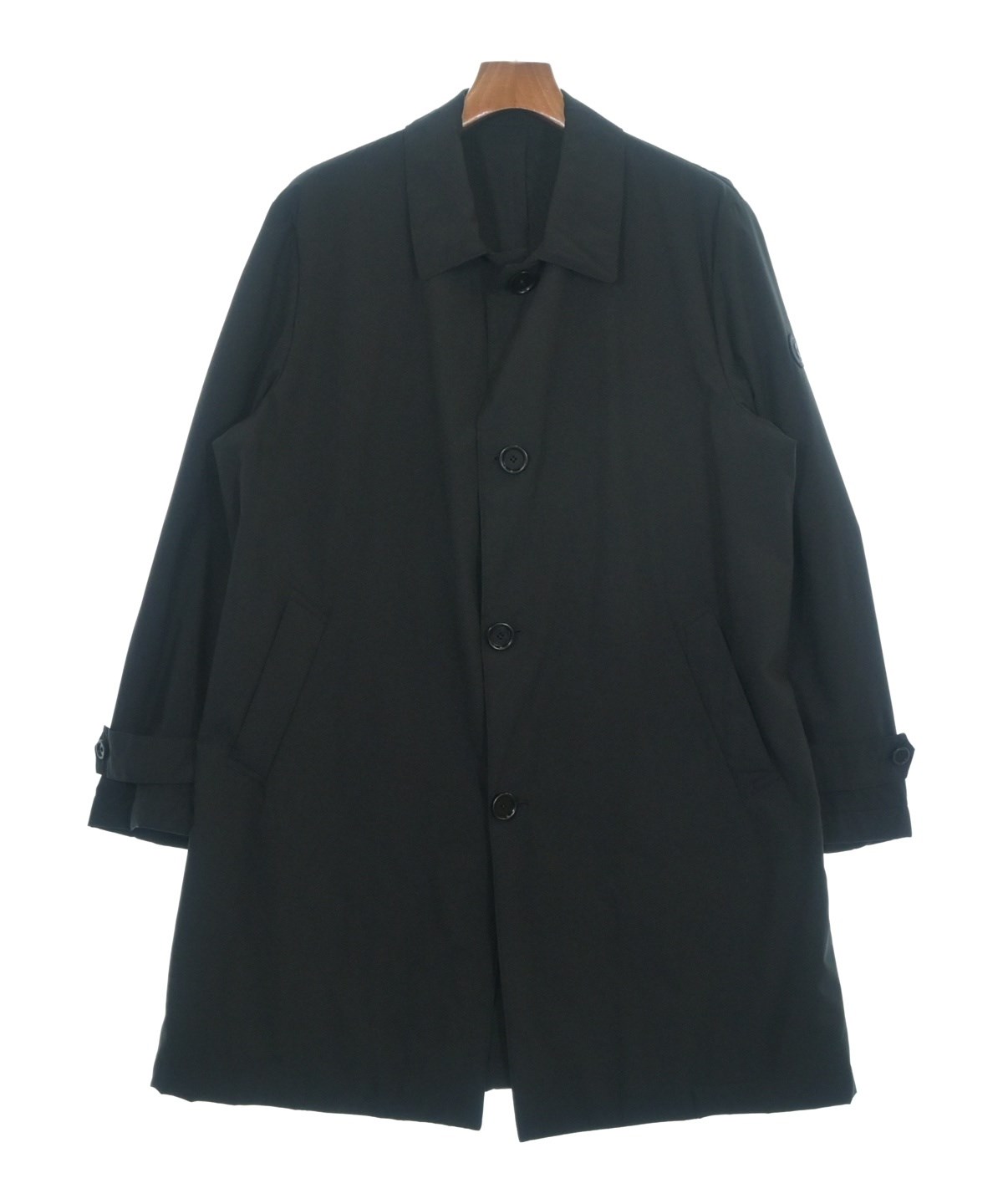 LARDINI（ラルディーニ）ステンカラーコート 黒 サイズ:50(XL位
