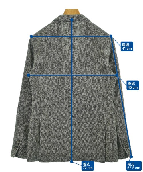 LARDINI（ラルディーニ）テーラードジャケット グレー サイズ:46(M位) メンズ/2200652657012