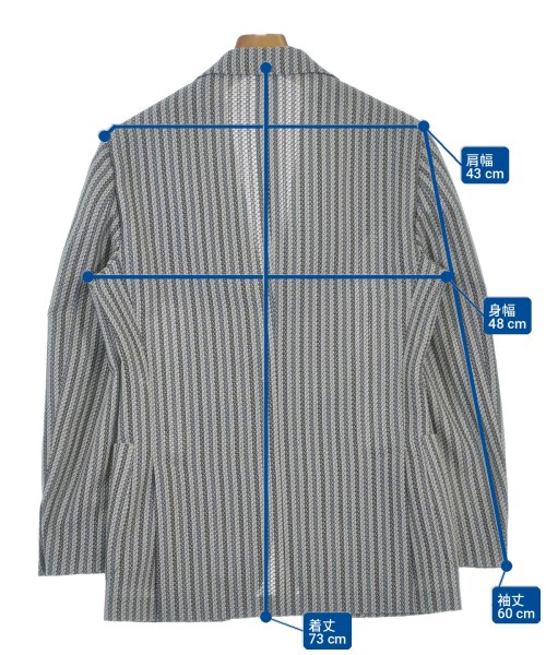 LARDINI（ラルディーニ）テーラードジャケット 青 サイズ:46(M位) メンズ/2200697277039