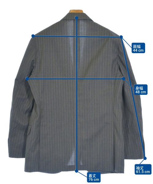 LARDINI（ラルディーニ）テーラードジャケット グレー サイズ:50(XL位) メンズ/2200705896030