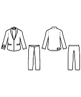 LARDINI（ラルディーニ）ビジネス 紺 サイズ:50/50(XL位) メンズ/2200705896047