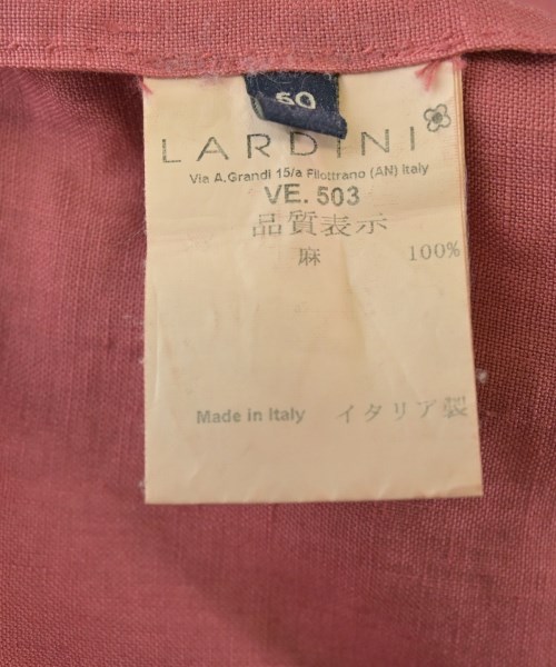 LARDINI（ラルディーニ）カジュアルシャツ 赤 サイズ:50(XL位) メンズ/2200705549141
