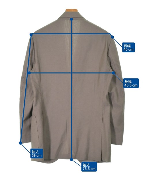 LARDINI（ラルディーニ）テーラードジャケット 茶 サイズ:48(L位) メンズ/2200660254036