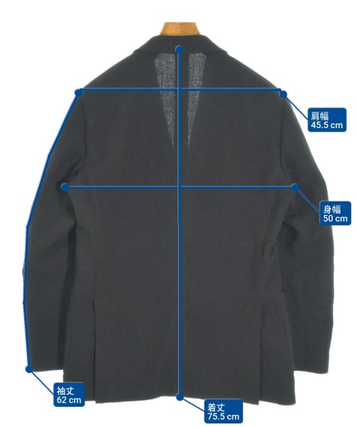 LARDINI（ラルディーニ）カジュアルジャケット 黒 サイズ:48(L位) メンズ/2200666880185