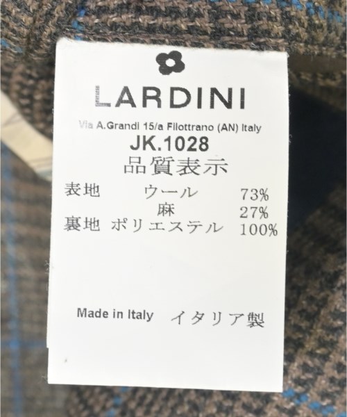 LARDINI（ラルディーニ）ジャケット ベージュ サイズ:42(XS位) メンズ/2200720723021