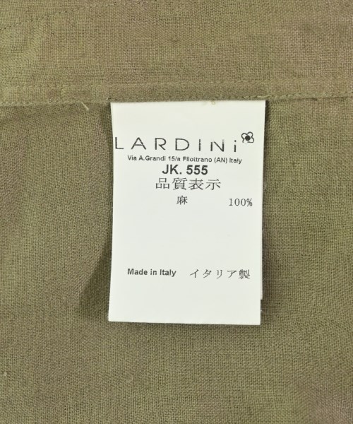 LARDINI（ラルディーニ）テーラードジャケット カーキ サイズ:S メンズ/2200719389085