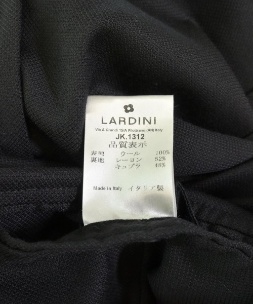 LARDINI（ラルディーニ）ジャケット 黒 サイズ:48(L位) メンズ/2200722480021