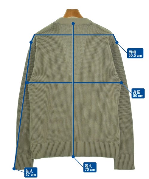 LARDINI（ラルディーニ）カーディガン カーキ サイズ:M メンズ/2200725393076
