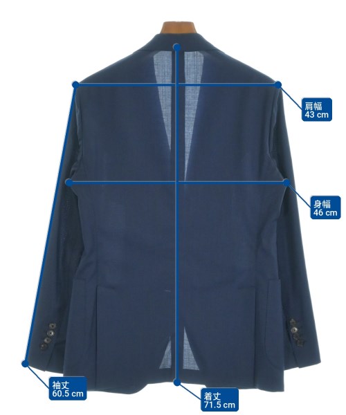 LARDINI（ラルディーニ）テーラードジャケット 紺 サイズ:-(M位) メンズ/2200727951076