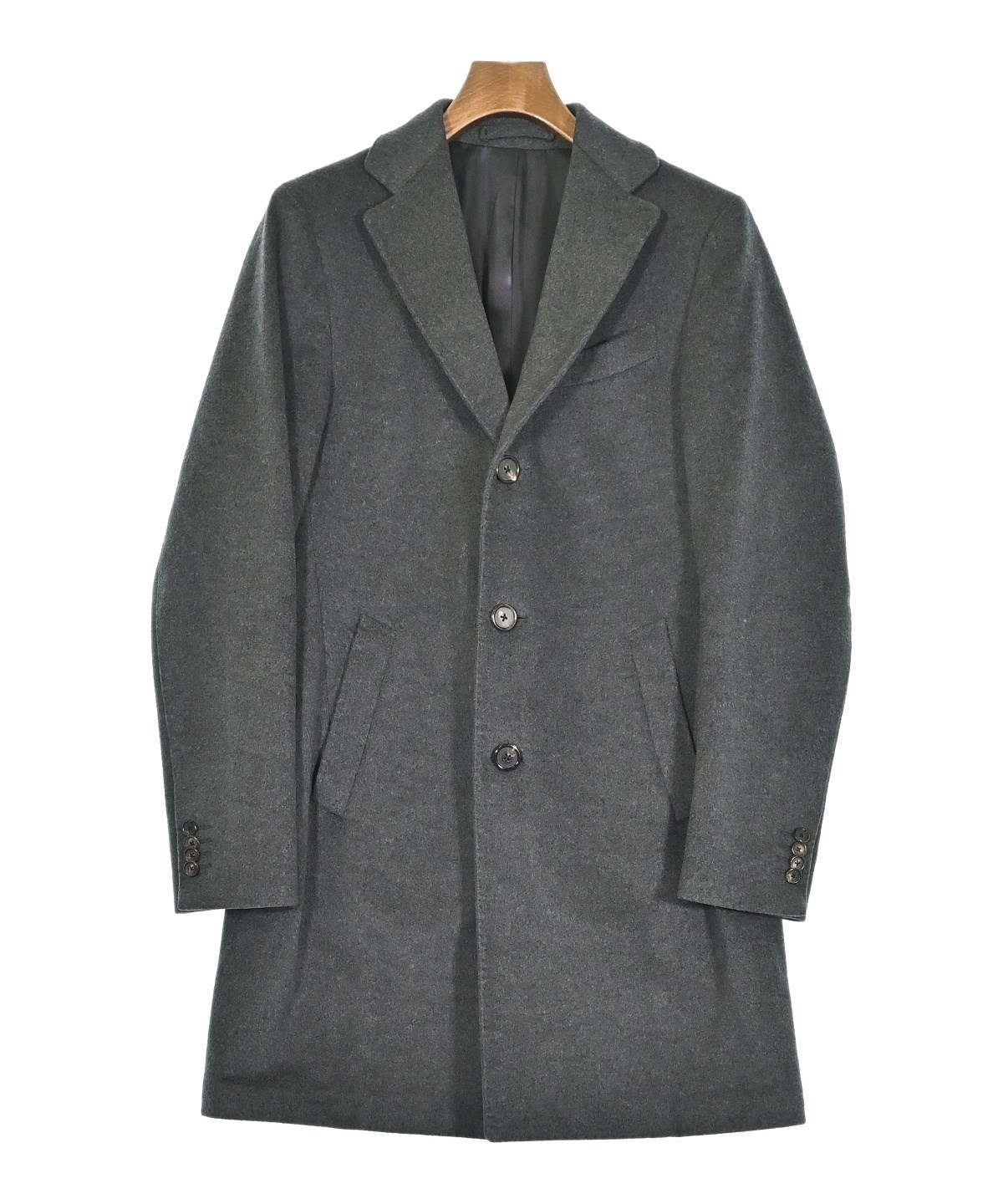 ラルディーニ　チェスターコート　グレー　42 LARDINI（ラルディーニ）チェスターコート グレー サイズ:46(M位