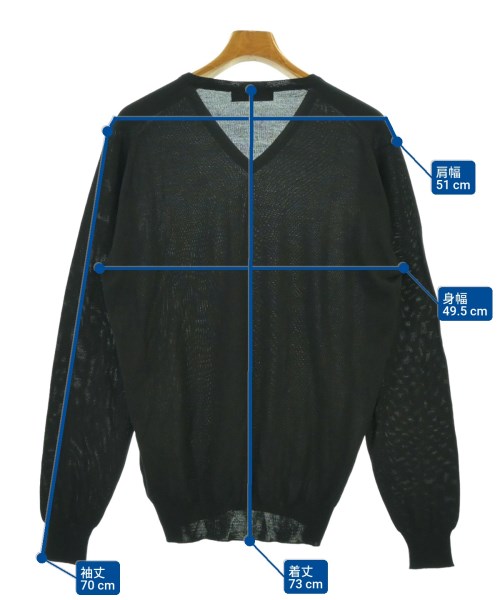 LARDINI（ラルディーニ）ニット・セーター 黒 サイズ:50(XL位) メンズ/2200680054203