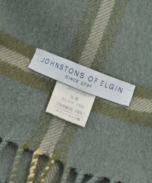 Johnstons（ジョンストンズ）ストール カーキ サイズ:- レディース/2200634929014
