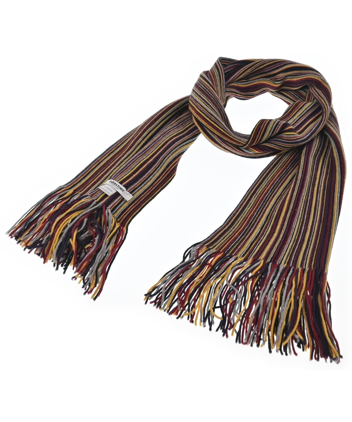 Johnstons（ジョンストンズ）マフラー 赤 サイズ:- メンズ