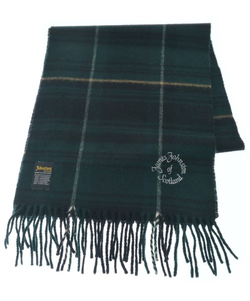 Johnstons（ジョンストンズ）マフラー 緑 サイズ:- レディース/2200635129086