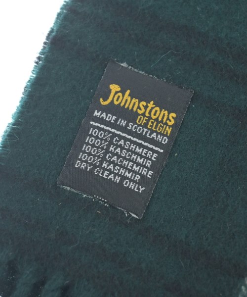 Johnstons（ジョンストンズ）マフラー 緑 サイズ:- レディース/2200635129086