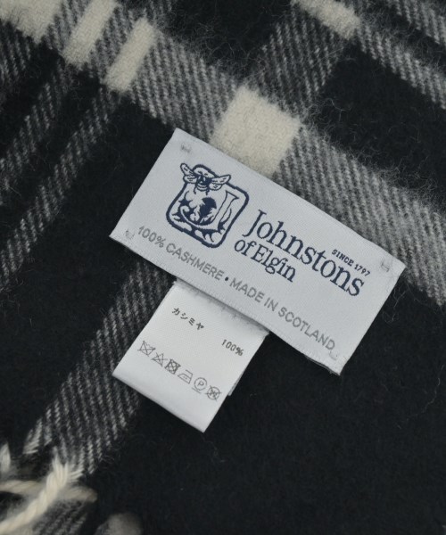 Johnstons（ジョンストンズ）ストール 黒 サイズ:- レディース/2200636173071