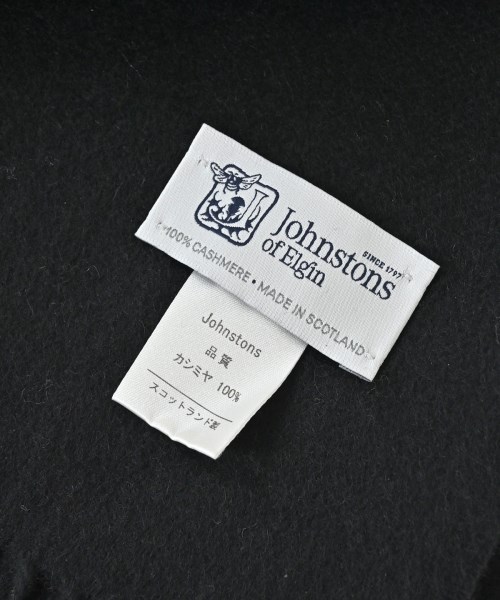 Johnstons（ジョンストンズ）ストール 黒 サイズ:- レディース/2200696071027