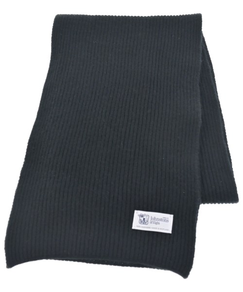 Johnstons(ジョンストンズ)マフラー 黒 サイズ:-/2200643943117