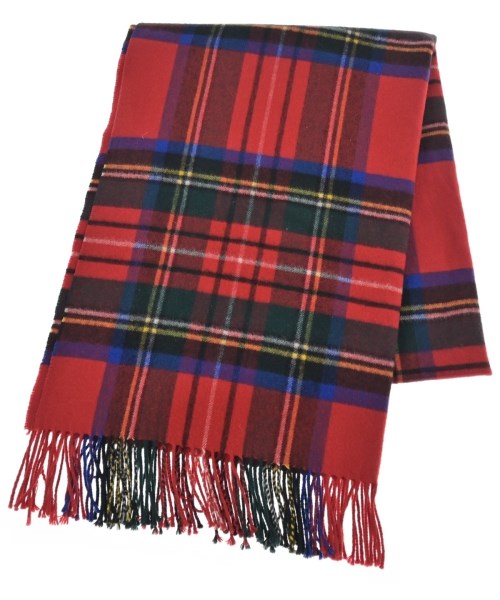 Johnstons(ジョンストンズ)マフラー 赤 サイズ:-/2200670856015