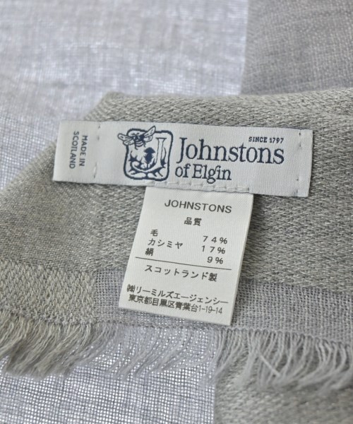 Johnstons（ジョンストンズ）ストール グレー サイズ:- レディース/2200729340519