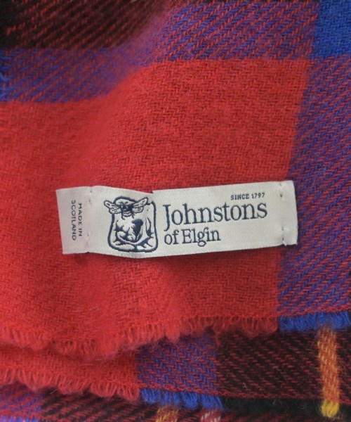Johnstons（ジョンストンズ）ストール 赤 サイズ:- レディース/2200727166142