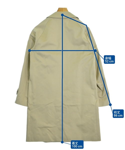 RING JACKET（リングジャケット）ステンカラーコート ベージュ サイズ:46(M位) メンズ/2200637491426