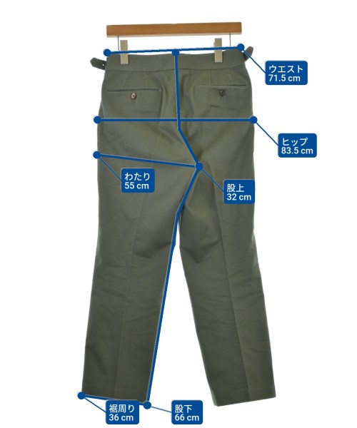 RING JACKET（リングジャケット）スラックス カーキ サイズ:44(S位) メンズ/2200657650148