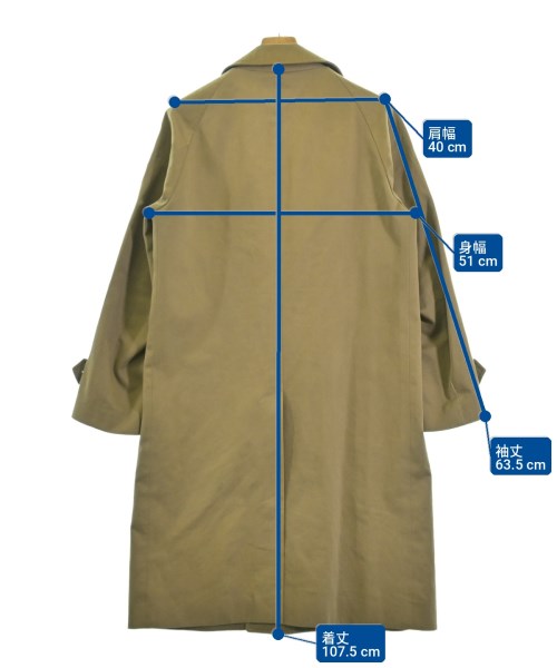 RING JACKET（リングジャケット）ステンカラーコート ベージュ サイズ:44(S位) メンズ/2200723441038