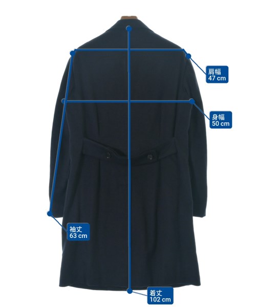 RING JACKET（リングジャケット）チェスターコート 紺 サイズ:46(M位) メンズ/2200687563067