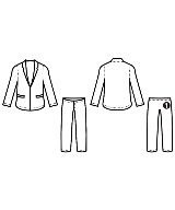 RING JACKET（リングジャケット）ビジネス 紺 サイズ:46/46(M位) メンズ/2200687563074