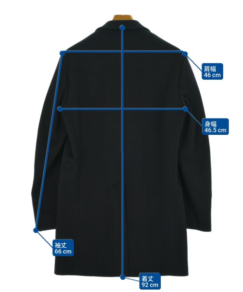 MICHELANGELO（ミケランジェロ）チェスターコート 紺 サイズ:44(S位) メンズ/2200651356022