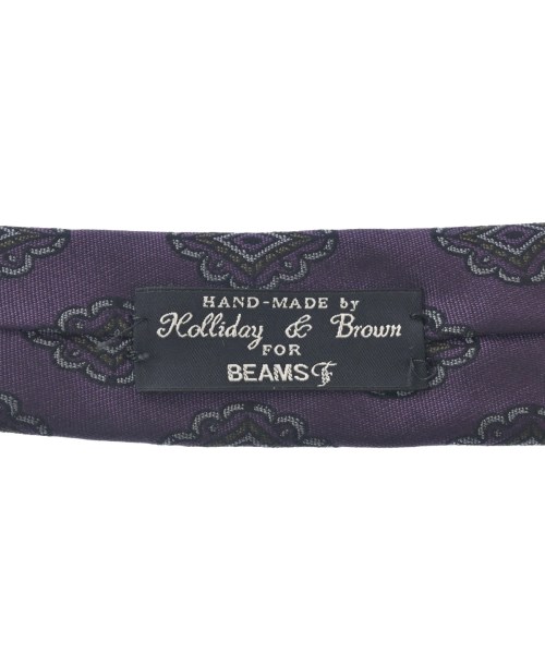 HOLLIDAY&BROWN（ホリデイ＆ブラウン）ネクタイ 紫 サイズ:- メンズ/2200711430495