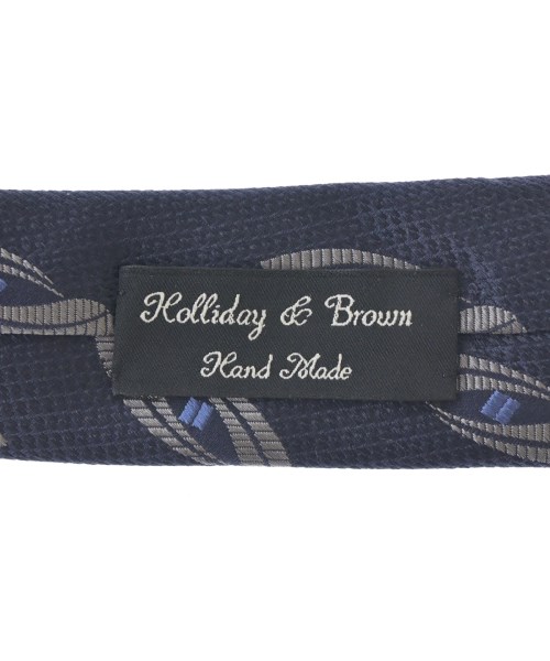 HOLLIDAY&BROWN（ホリデイ＆ブラウン）ネクタイ 紺 サイズ:- メンズ/2200725581244