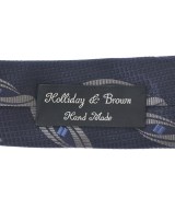 HOLLIDAY&BROWN（ホリデイ＆ブラウン）ネクタイ 紺 サイズ:- メンズ/2200725581244